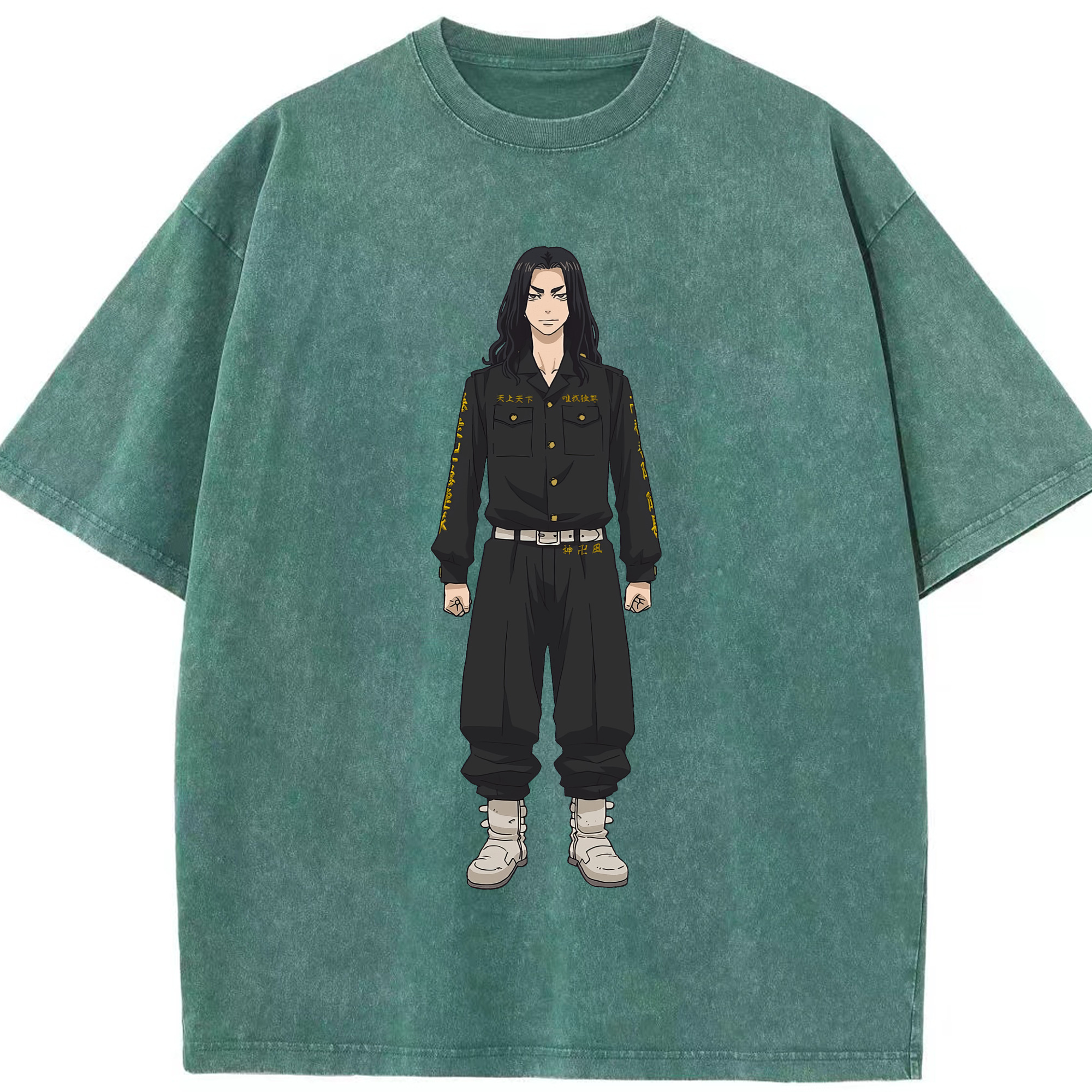 （画像用） 東京リベンジャーズ Tokyo Revengers 綿100% ヴィンテージ風 半袖Tシャツ（フロントプリント）